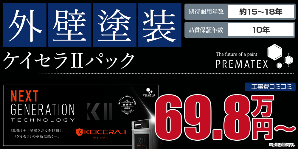 ケイセラⅡパック塗装 69.8万円