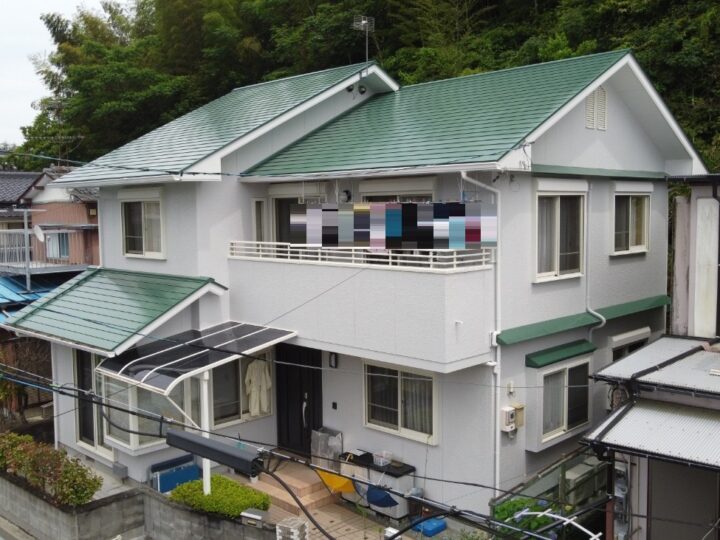 高知市神田 k様邸 屋根塗装 外壁塗装工事
