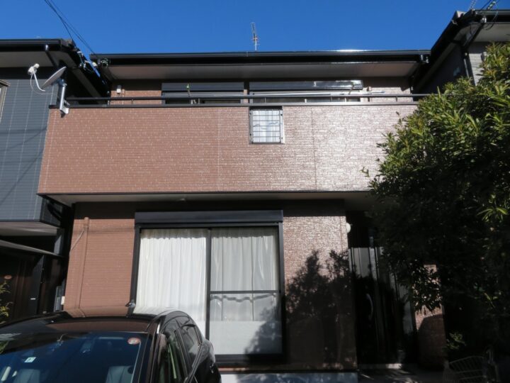 高知市鴨部 m様邸 外壁塗装工事　日本ペイントの高耐候塗料で仕上げました！