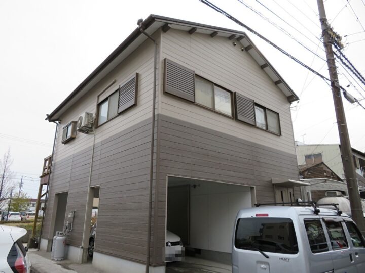 高知市北川添 y様邸 外壁塗装工事　超高耐久クリヤー仕上げで施工しました！