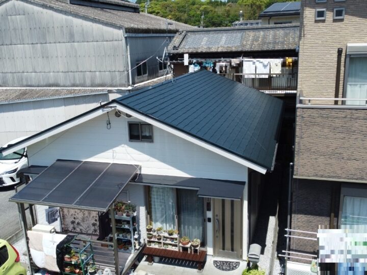 屋根・外壁を高耐侯な仕様で塗装しました👍✨高知市鵜来巣 g様邸 屋根塗装 外壁塗装工事