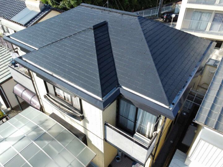最高級の屋根仕様ﾟ+.(◕ฺ ω◕ฺ )ﾟ+　高知市朝倉 k様邸 屋根塗装 外壁塗装工事