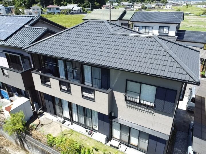 土佐市 k様邸 屋根塗装 外壁塗装工事🏠　日本ペイント『パーフェクトシリーズ』で塗装しました！