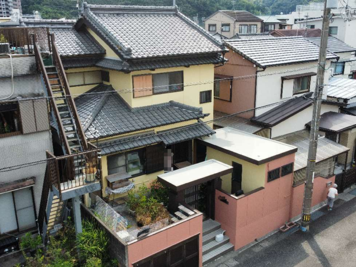 高知市 竹島町 h様邸 外壁塗装工事🏠陸屋根防水も行いましたので安心です♫