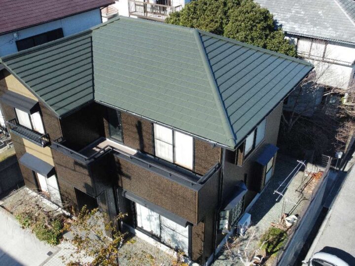 高知市 潮見台 k様邸 屋根塗装 外壁塗装 ベランダ防水工事🏠キタペンおすすめの『スズカファイン WBアート』施工事例♪