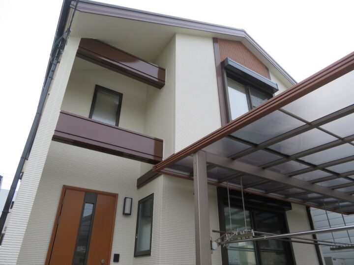 高知市 朝倉 m様邸 屋根塗装 外壁塗装工事🏠お家全体のメンテナンスはおまかせ(^^)/