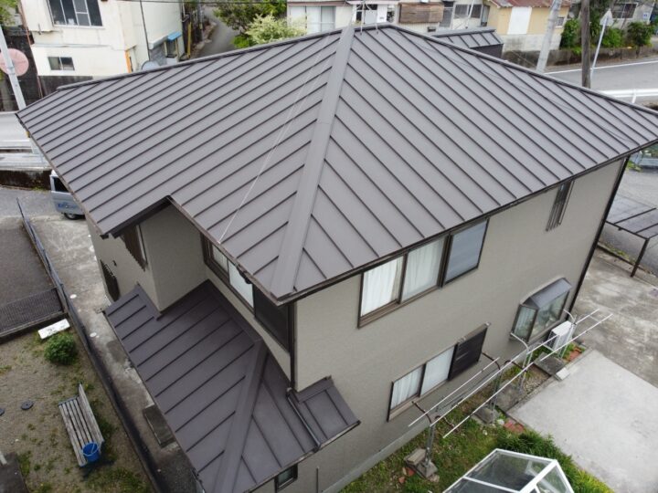 高知市 神田 m様邸 屋根カバー 外壁塗装工事🏠