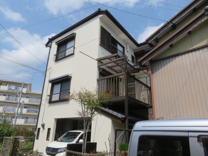 高知市 朝倉 u様邸 外壁塗装工事🏠　高耐候の塗料で長持ち✨