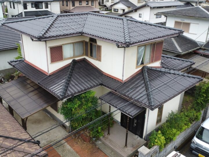 香南市 n様邸 屋根塗装工事🏠 日本ペイントのファインパーフェクトベストで塗装しました🎨