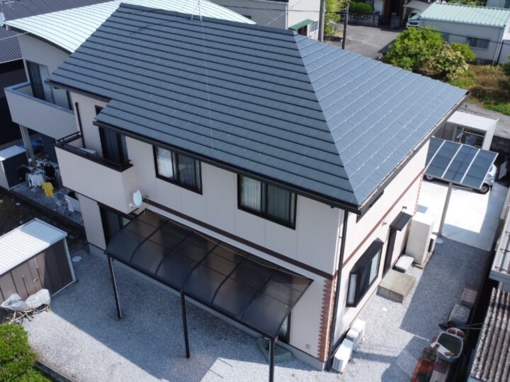 高知市 大津 t様邸 屋根塗装 外壁塗装工事🏠 ラグゼMUKIで塗装しました✨