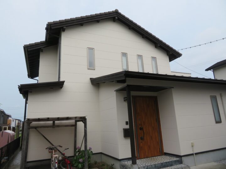 香南市 d様邸 外壁塗装工事🏠プレマテックス『ウルトラGゼロコート』水性無機完全艶消し塗料で施工(^^♪
