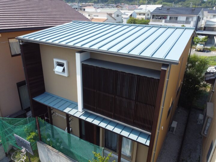 高知市 春野町 m様邸 屋根塗装 外壁塗装工事🏠　艶消し塗装で落ち着いた仕上がりに！