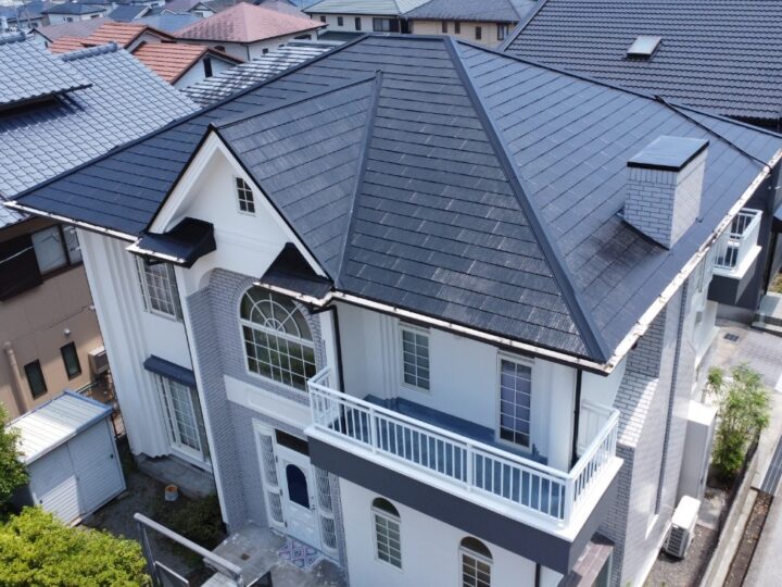 高知市 潮見台 k様邸 屋根塗装 外壁塗装🏠 1等当選おめでとうございます！今回のみ高耐久塗料「グランセラシリーズ」で施工させていただきました✨