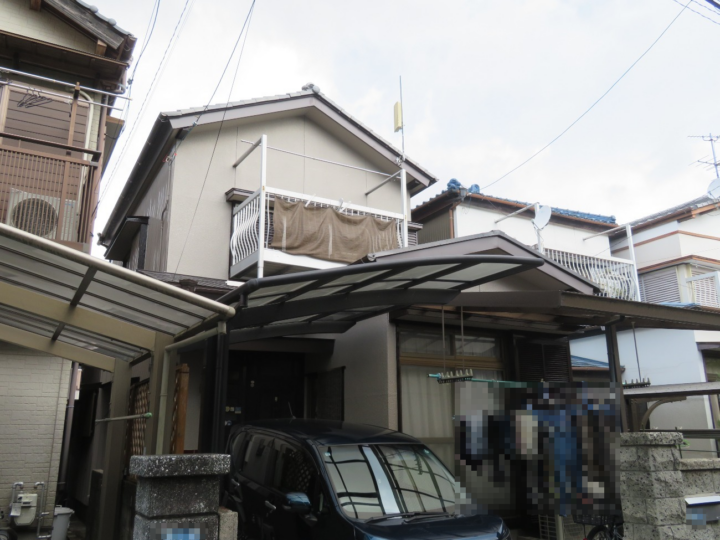 高知市 高須 k様邸 屋根塗装 外壁塗装工事🏠木部板金施工と雨樋も新品に交換しました(^^)