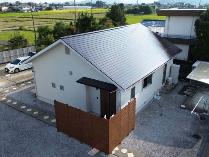 南国市 o様邸 屋根塗装 外壁塗装工事🏠色醒めた屋根が美しく仕上がりました(^^♪