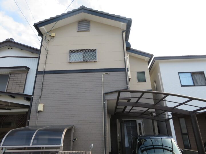 高知市 秦南町 o様邸 外壁塗装工事🏠　日本ペイントの塗料で安心の施工✨