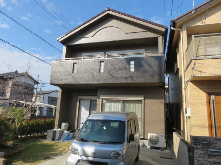 高知市 介良 h様邸 屋根塗装 外壁塗装工事🏠高耐侯塗料を使用し高級感のある色合いで上品に仕上がりました✨
