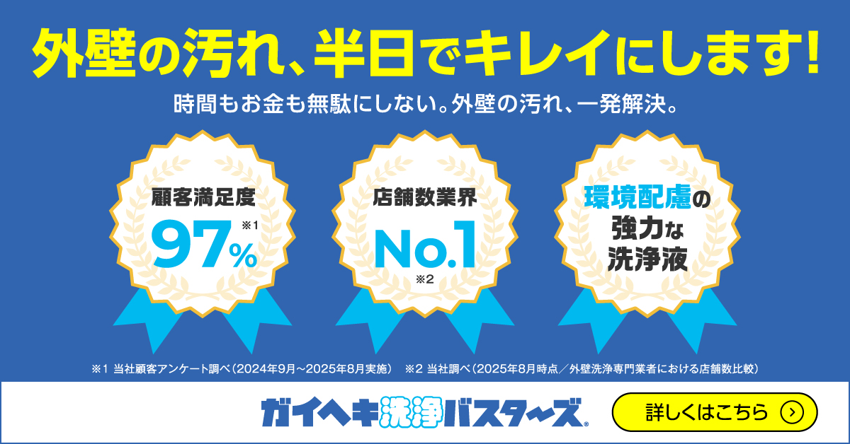 ガイヘキ洗浄バスターズ