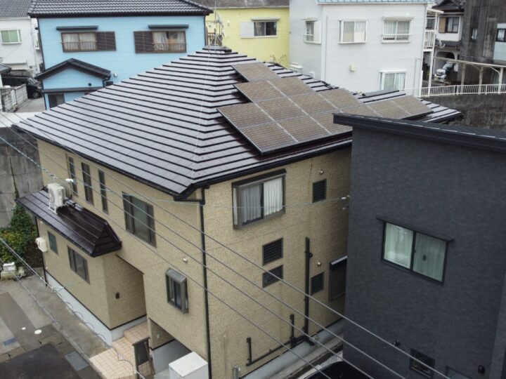 高知市 一宮 t様邸 屋根塗装 外壁塗装工事🏠WBアート施工件数は地域No.１の技術で豪華な仕上がり🎉☝️