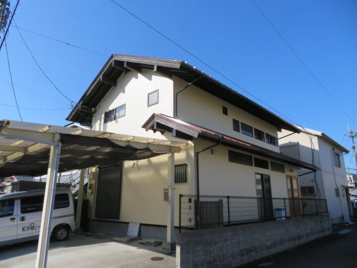 高知市 福井町 y様邸 屋根塗装 外壁塗装工事🏠日本ペイントの高耐候塗料で施工しました！