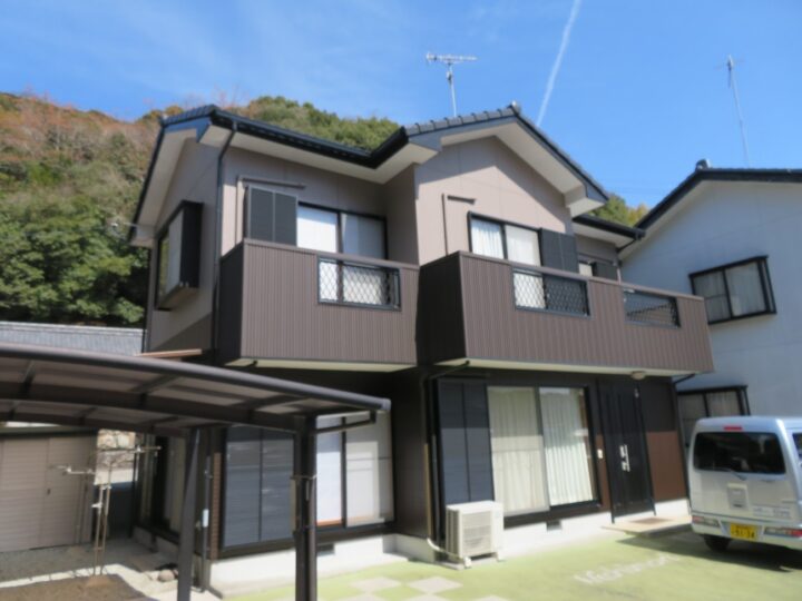 いの町 n様邸 屋根塗装 外壁塗装工事🏠　ツートーンを活かしてお洒落に仕上がりました！