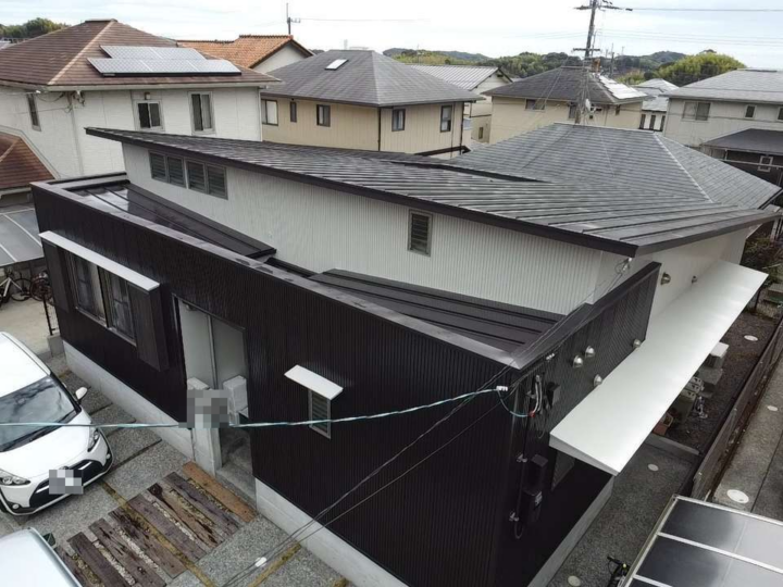 高知市 春野町 n様邸 屋根塗装 外壁塗装工事🏠 日本ペイントの塗料で屋根外壁共に生まれ変わりました！