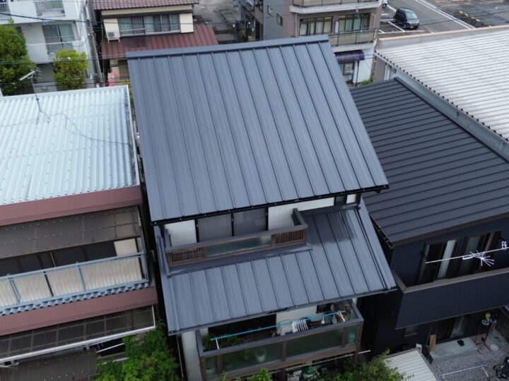 高知市 吉田町 u様邸 屋根塗装工事🏠雨樋交換もおまかせ(^^)
