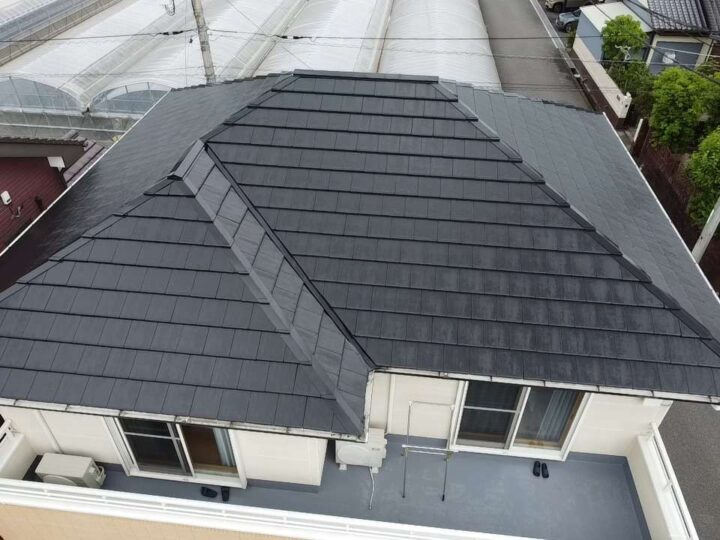 高知市 万々 t様邸 屋根塗装工事🏠　屋根塗装とFRP防水で住まいをメンテナンス！