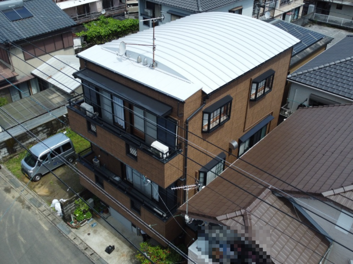 高知市 百石町 k様邸 屋根塗装 外壁塗装工事🏠立体感と高級感はが素晴らしい塗料です🌞✨
