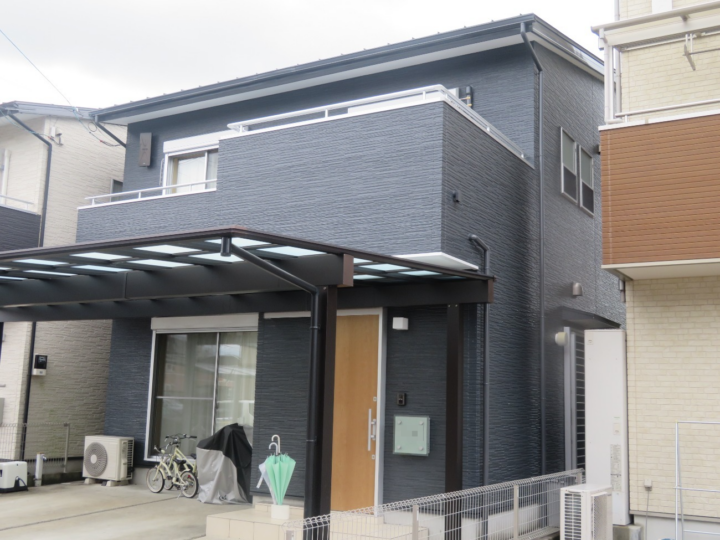 高知市 朝倉 w様邸 外壁塗装工事🏠ラグゼMUKIトップで外壁塗装を行いました(^^)