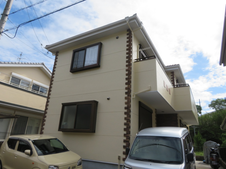 高知市 東秦泉寺 k様邸 外壁塗装工事🏠　長く安心していただける塗装を目指して！