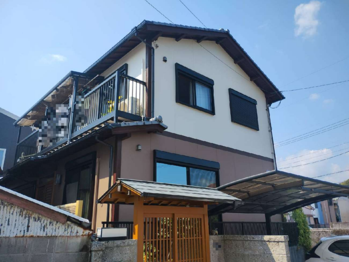 高知市 福井町 n様邸 外壁塗装工事🏠『KFスーパーセラ』高耐候塗料で施工しました(^^♪
